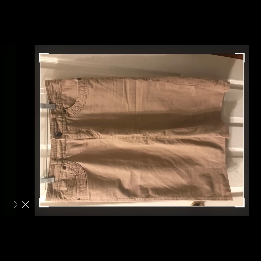Khaki Maurices skirt